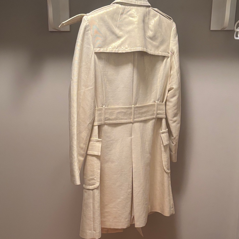 St. John Couture Gold Metallic Tailored Dressy Jacket/Coat - Picture 5 of 10